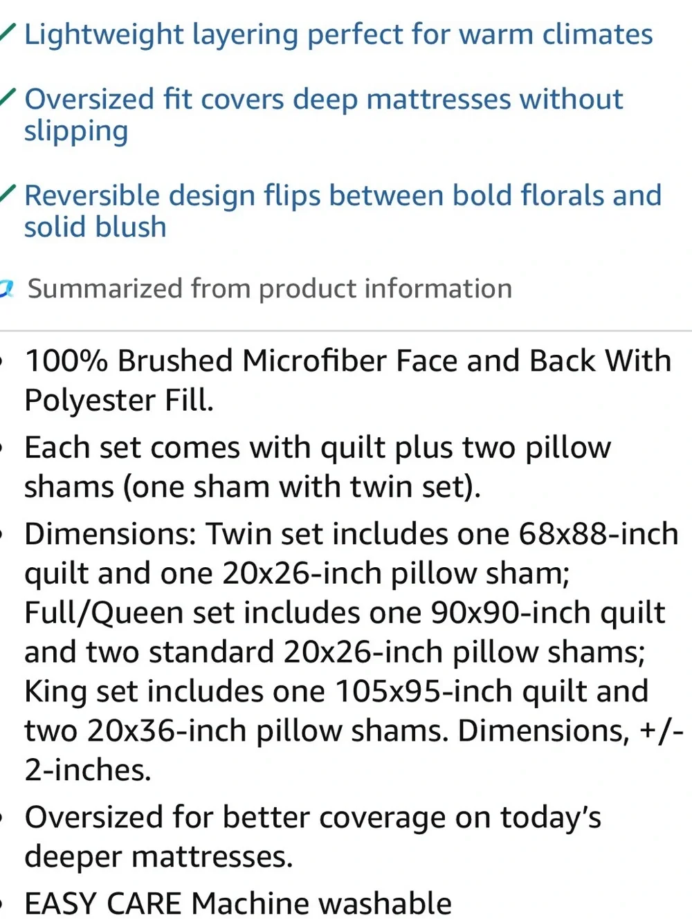 King size Senna 3 piece quilt set by Greenland Home Fashions!